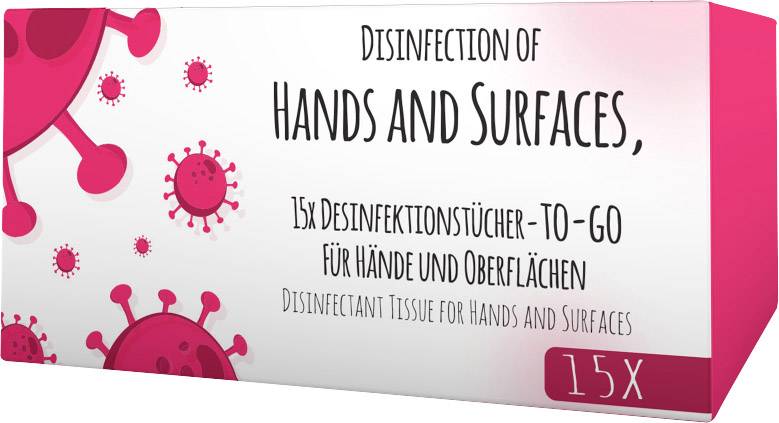 HELLMA 3616475 Desinfektionstuch 15St.