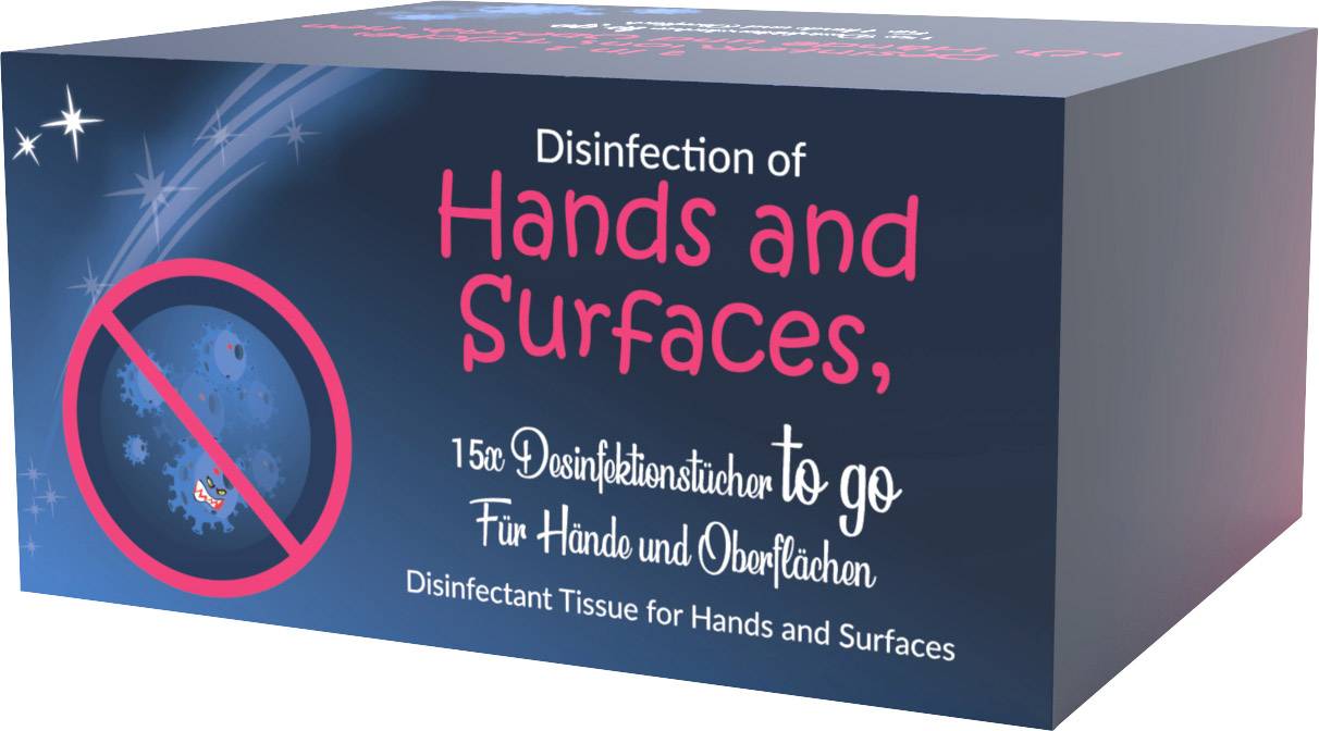 HELLMA 3616439 Desinfektionstuch 15St.