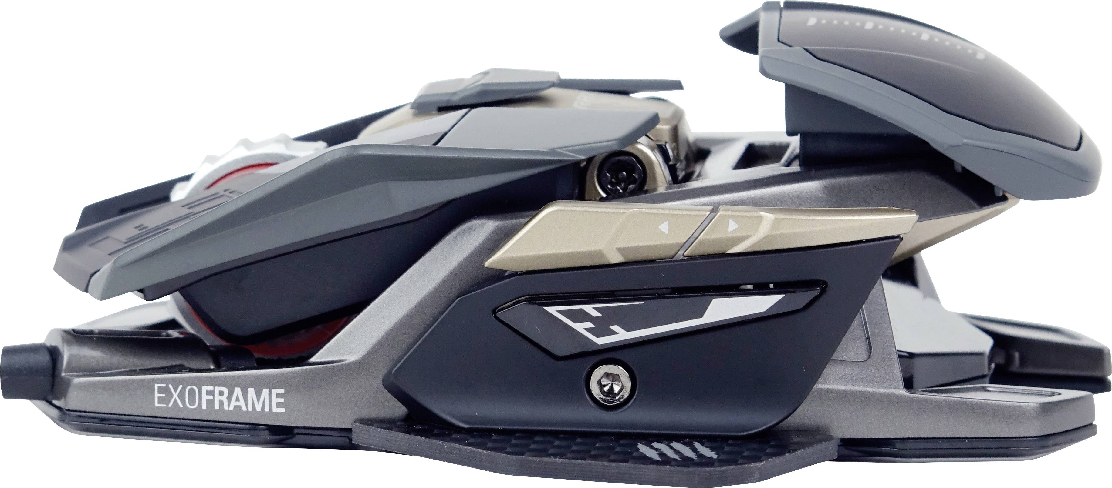 MadCatz R.A.T. PRO X3 Supreme Edition Ergonomische Gaming-Maus USB Optisch Schwarz, Gold 10 Tasten 16000 dpi Ergonomisch, Handballenauflage, Integr