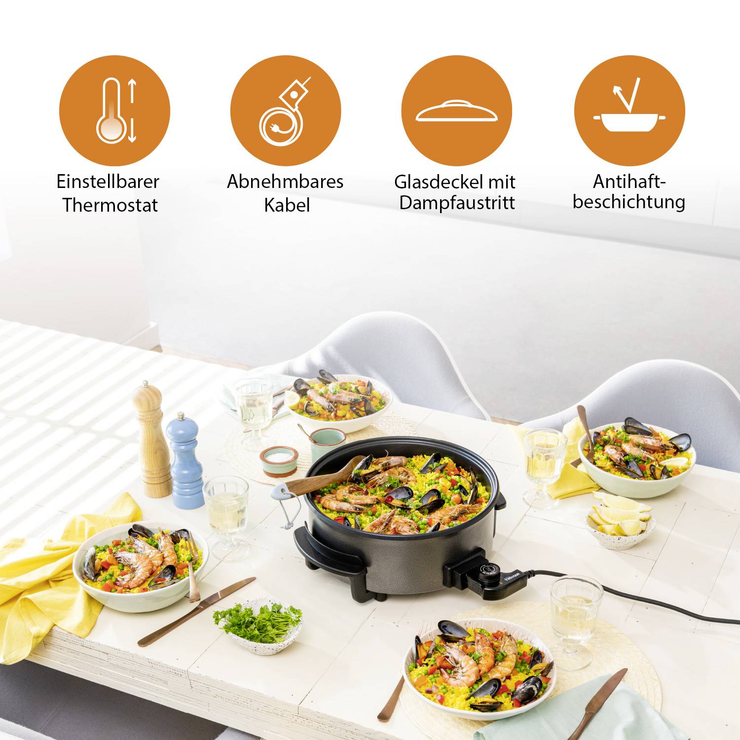 Tristar PZ-9135 Multifunktionspfanne 30 cm