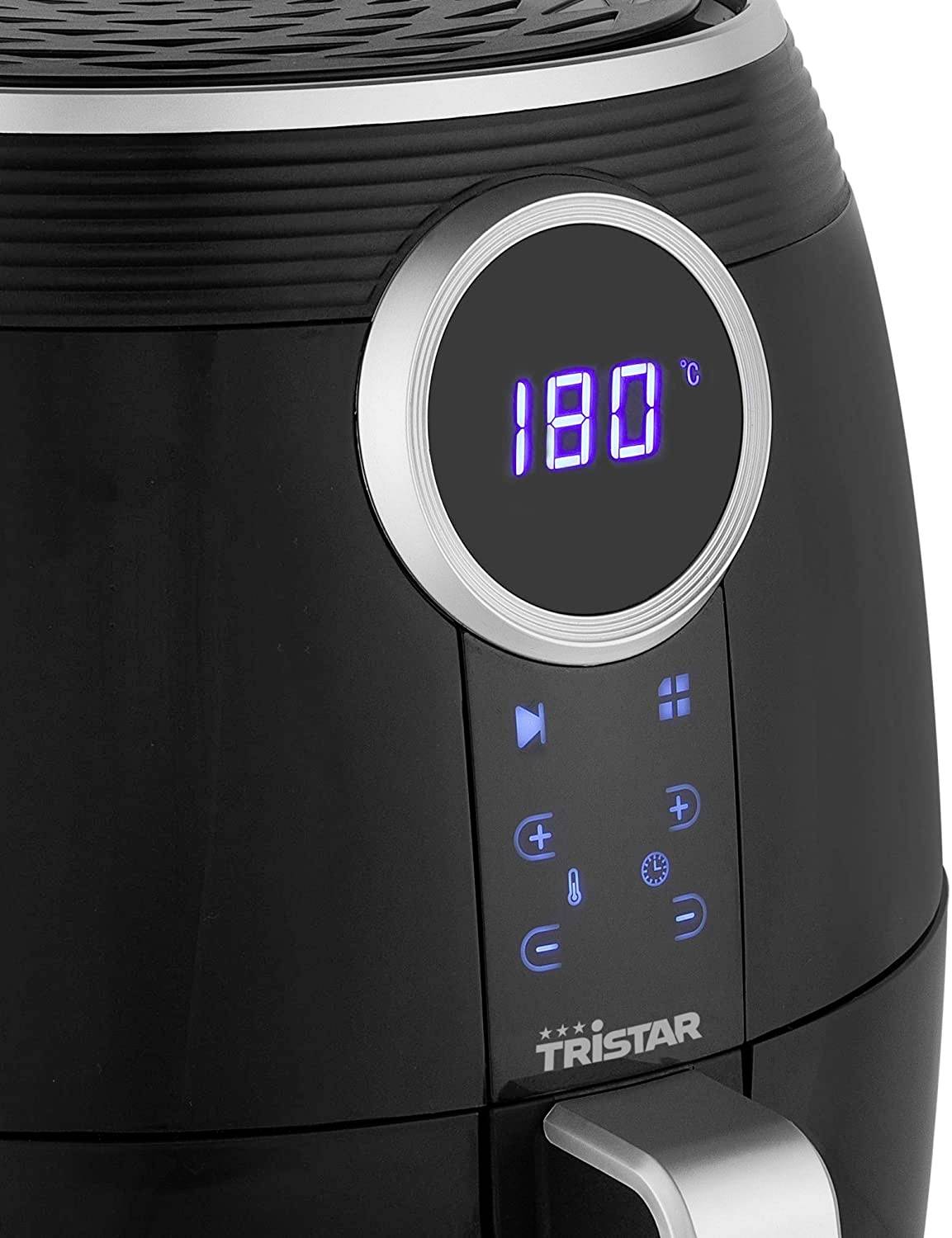 Tristar FR-6956 Heißluft-Fritteuse 4.5l Cool-Touch-Gehäuse, Überhitzungsschutz, Timerfunktion Schwarz