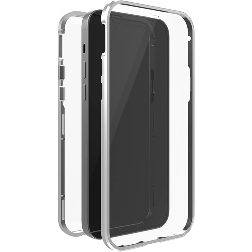 Black Rock "360° Glass" Backcover Apple iPhone 12 Pro Max Silber, Transparent
