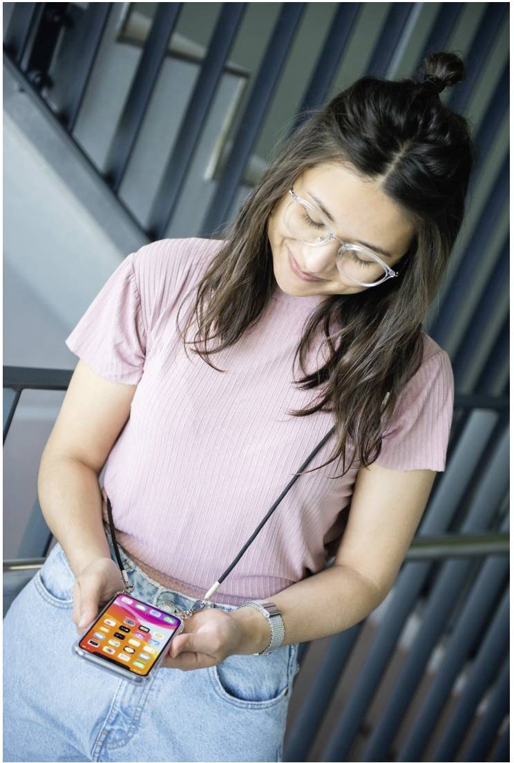 Hama Cross-Body Backcover Apple iPhone 12 Pro Max Transparent 00188845