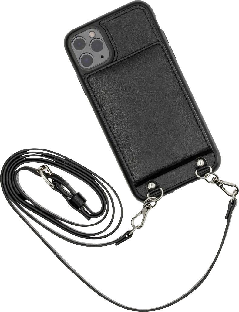 Hama Cross-Body "Mirror" Backcover Apple iPhone 12 Pro Max Schwarz 00188844