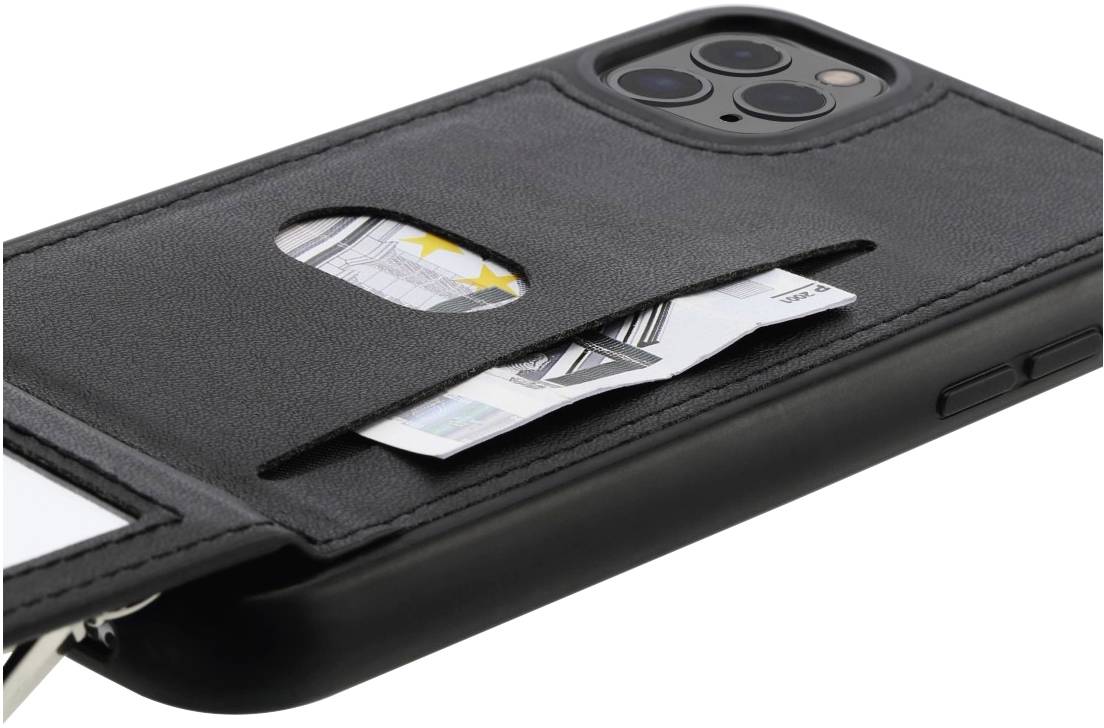 Hama Cross-Body "Mirror" Backcover Apple iPhone 12 Pro Max Schwarz 00188844