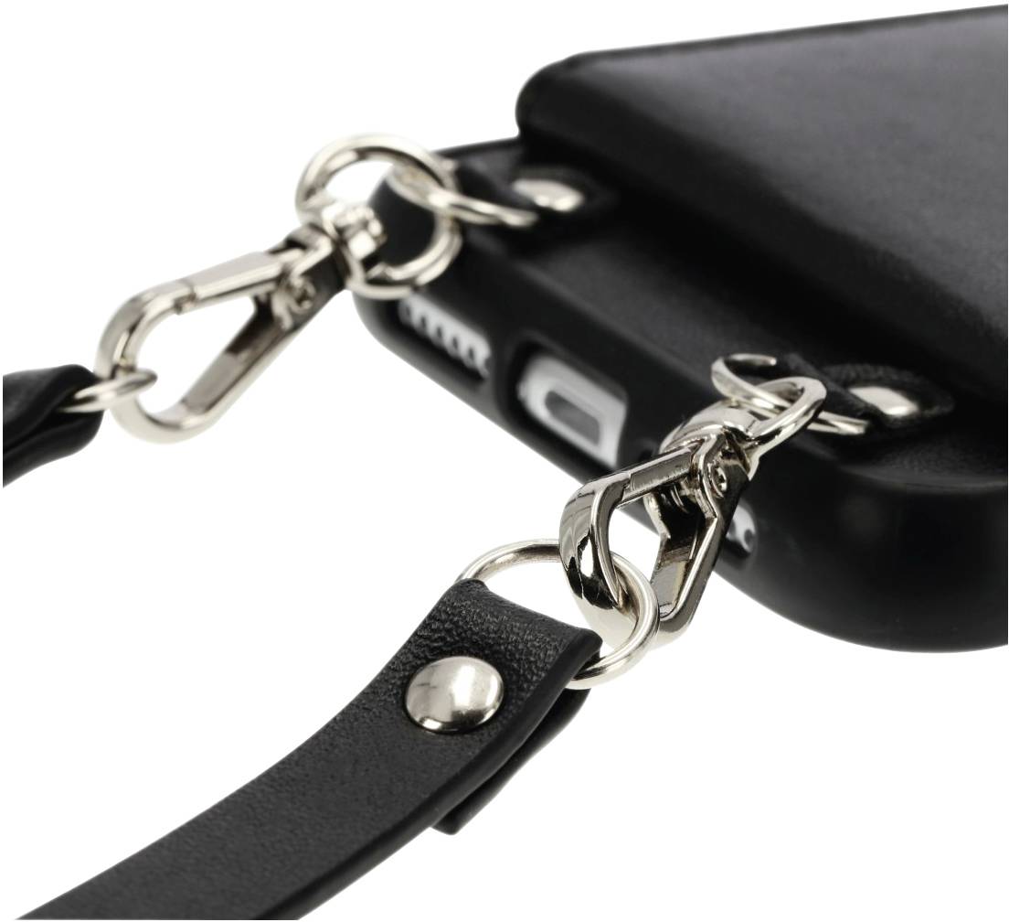 Hama Cross-Body "Mirror" Backcover Apple iPhone 12 Pro Max Schwarz 00188844