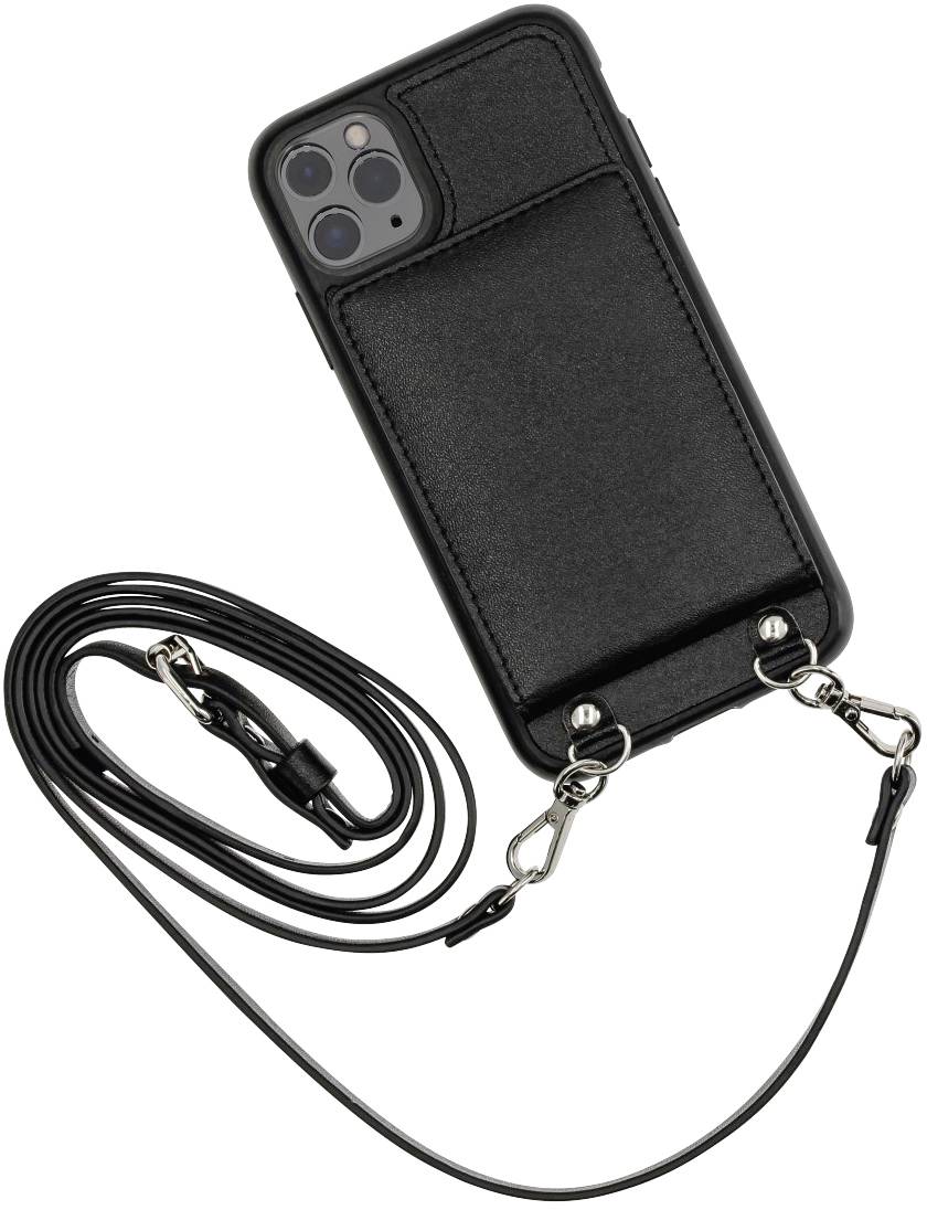 Hama Cross-Body "Mirror" Backcover Apple iPhone 12 Pro Max Schwarz 00188844