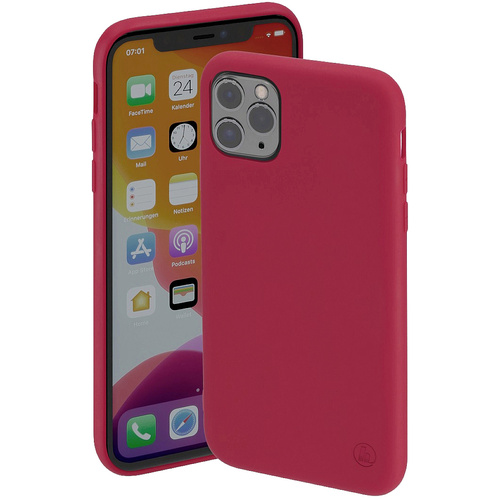 Hama "Finest Feel" Backcover Apple iPhone 12, iPhone 12 Pro Rot