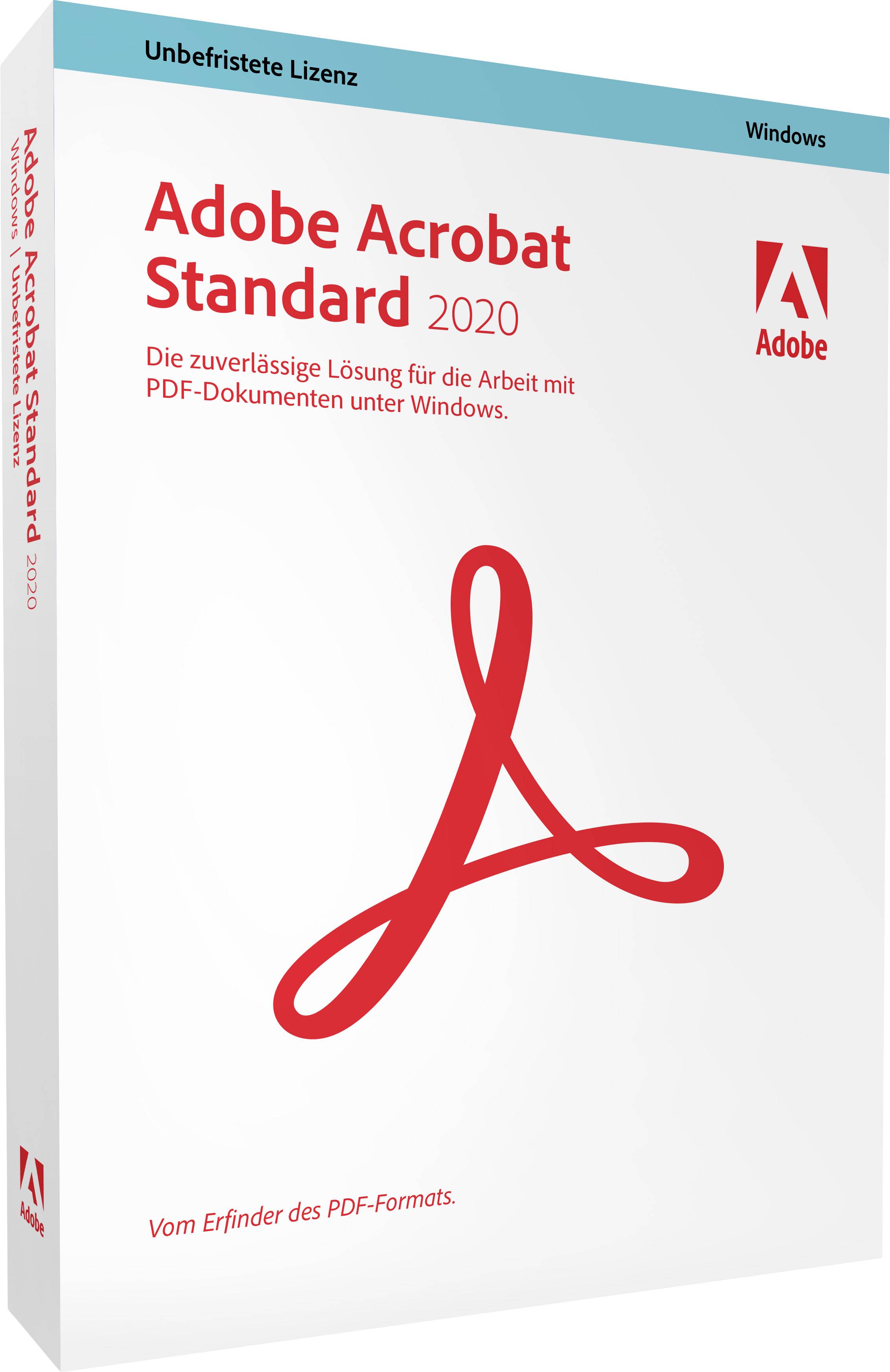 Adobe Acrobat Standard 2020 Vollversion, 1 Lizenz Windows PDF-Software