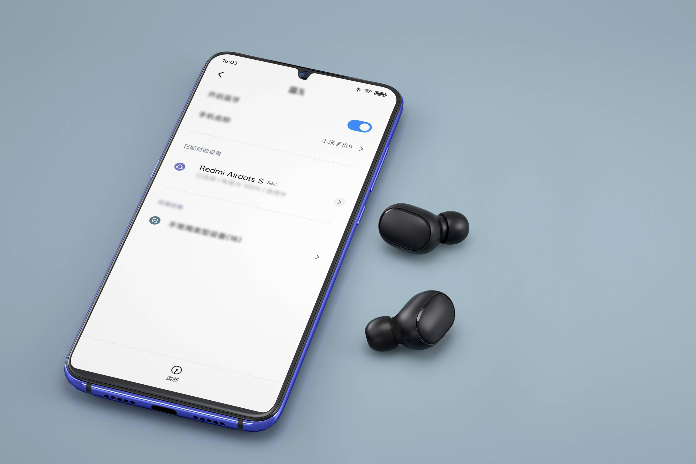 Xiaomi MI True Wireless Earbuds Basic S - True Wireless-Kopfhörer mit Mikrofon - im Ohr - Bluetooth - aktive Rauschunterdrückung - Schwarz