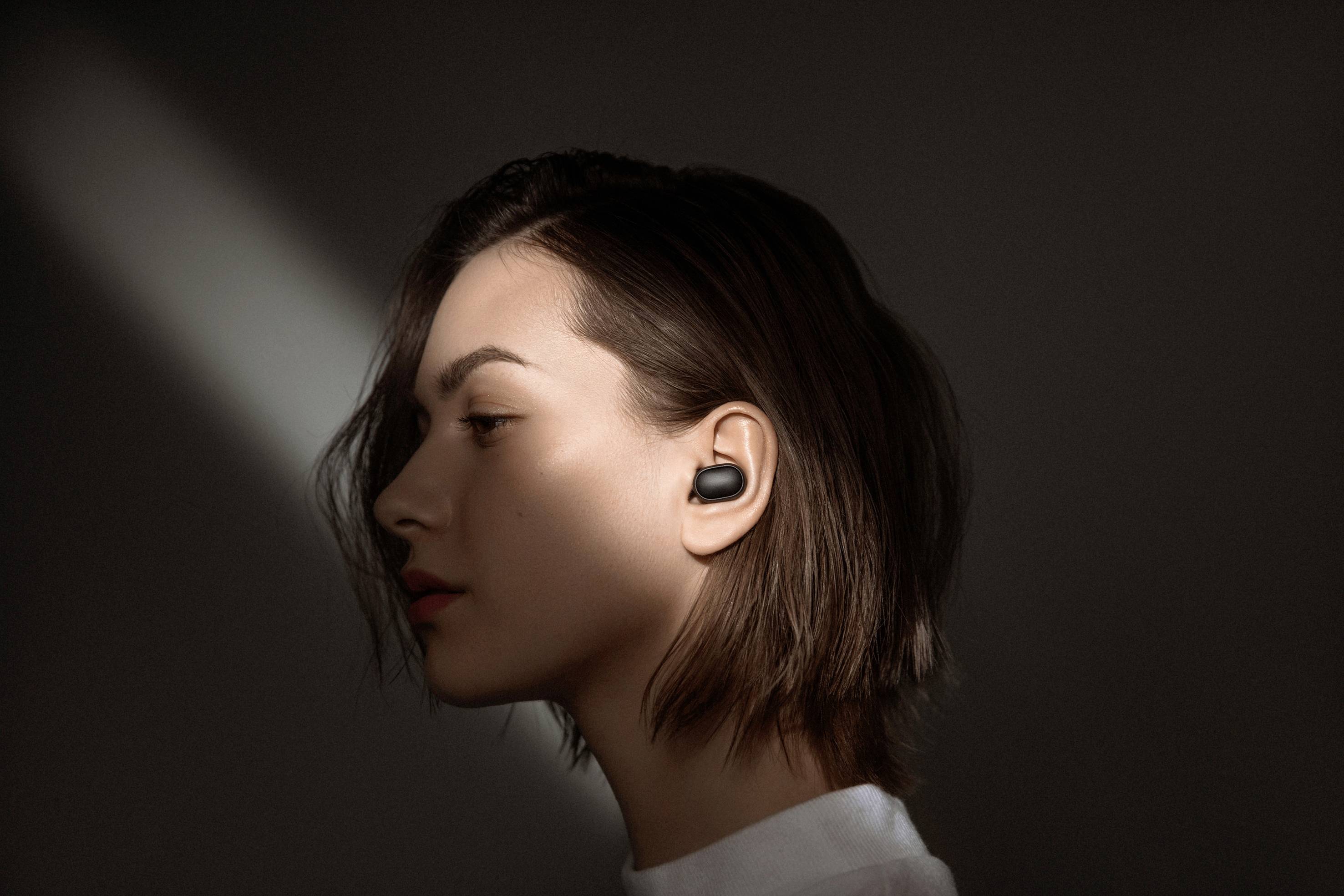 Xiaomi MI True Wireless Earbuds Basic S - True Wireless-Kopfhörer mit Mikrofon - im Ohr - Bluetooth - aktive Rauschunterdrückung - Schwarz