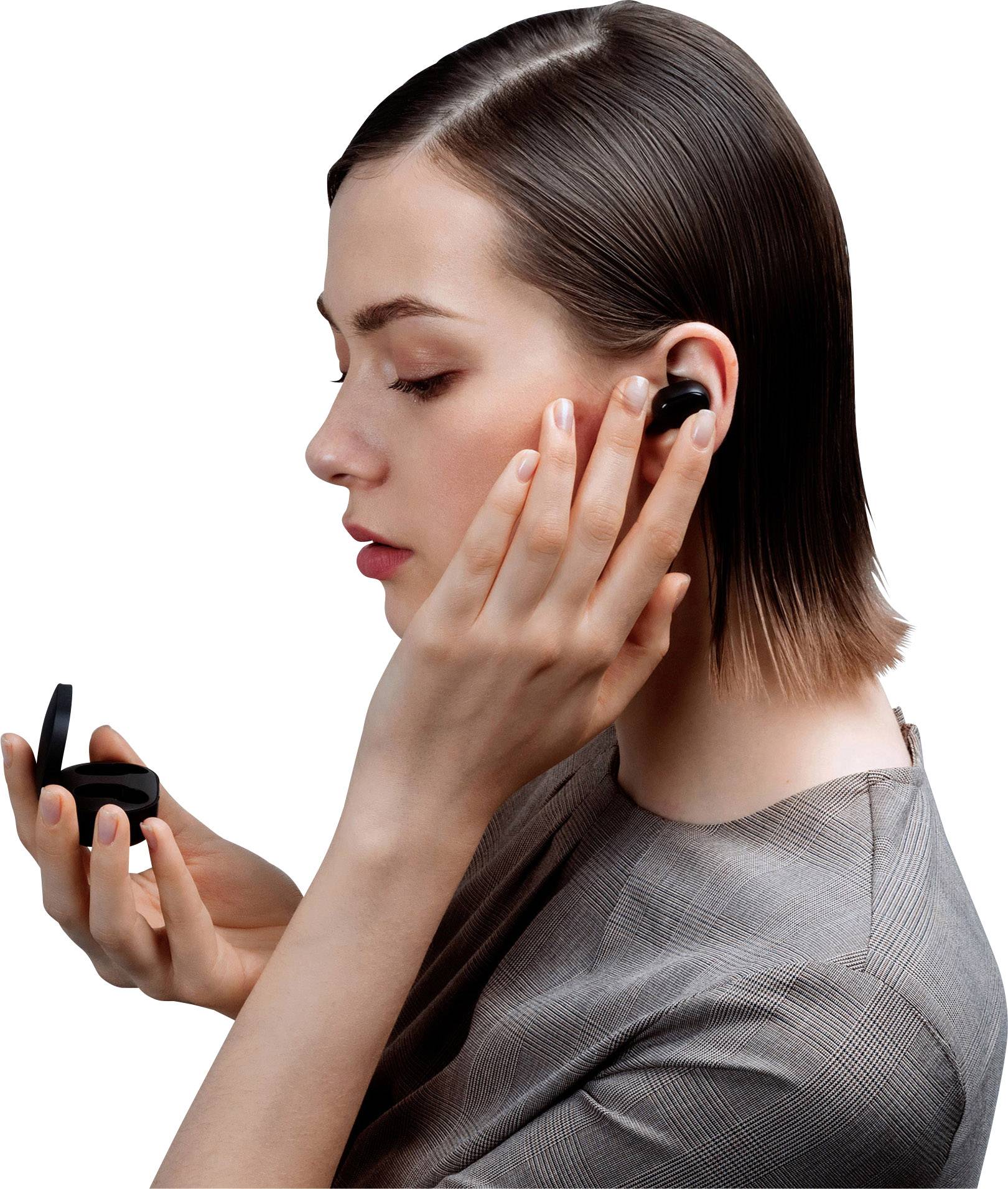 Xiaomi MI True Wireless Earbuds Basic S - True Wireless-Kopfhörer mit Mikrofon - im Ohr - Bluetooth - aktive Rauschunterdrückung - Schwarz