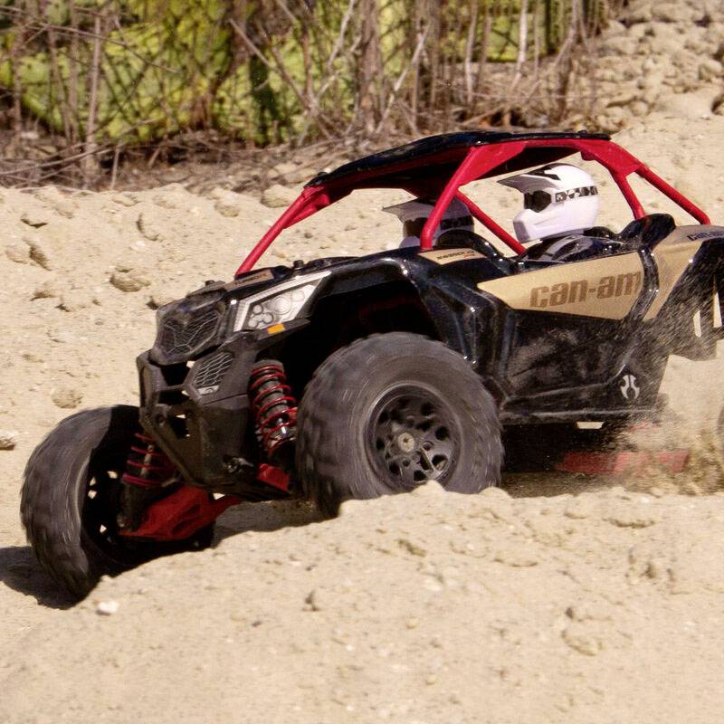 Axial Yeti Jr. Can-Am Maverick X3 Brushed RC Modellauto Elektro Buggy Allradantrieb (4WD) RtR 2,4GHz