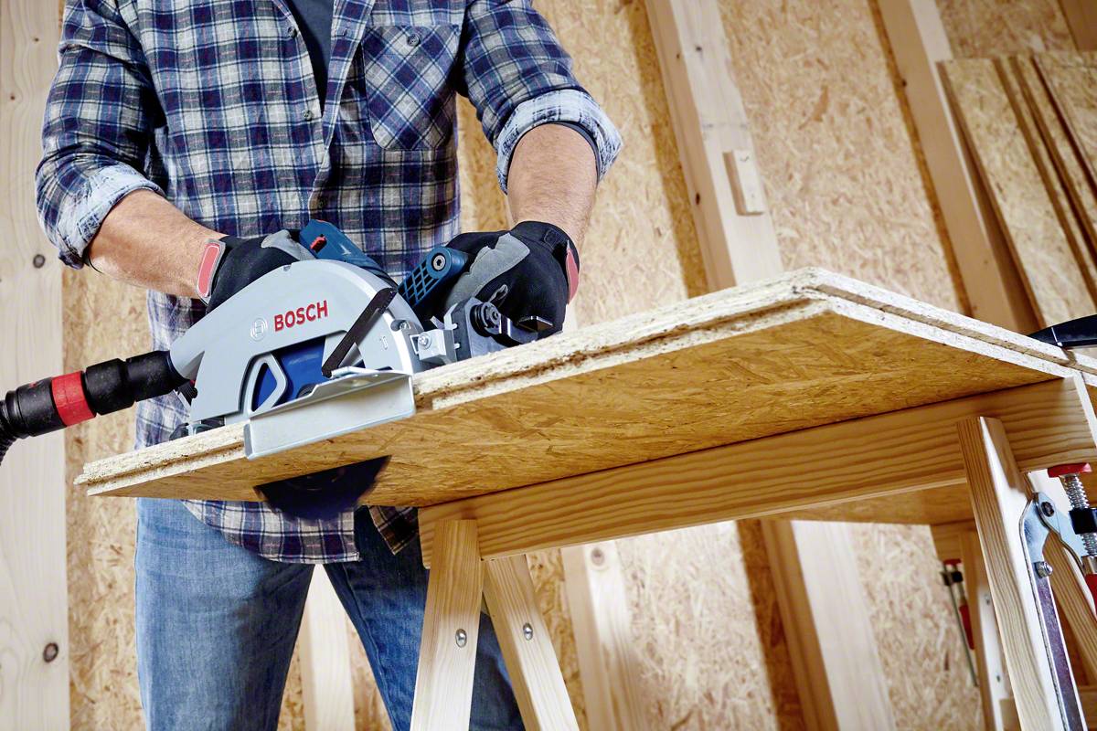 Bosch Professional BITURBO GKS 18V-68 GC Solo Akku-Handkreissäge Schnitttiefe max. (90°) 68 mm ohne Akku, ohne Ladegerät, inkl. Koffer, inkl. Para