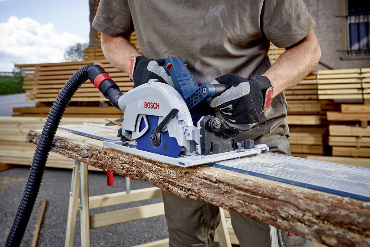 Bosch Professional BITURBO GKS 18V-68 GC Solo Akku-Handkreissäge Schnitttiefe max. (90°) 68 mm ohne Akku, ohne Ladegerät, inkl. Koffer, inkl. Para