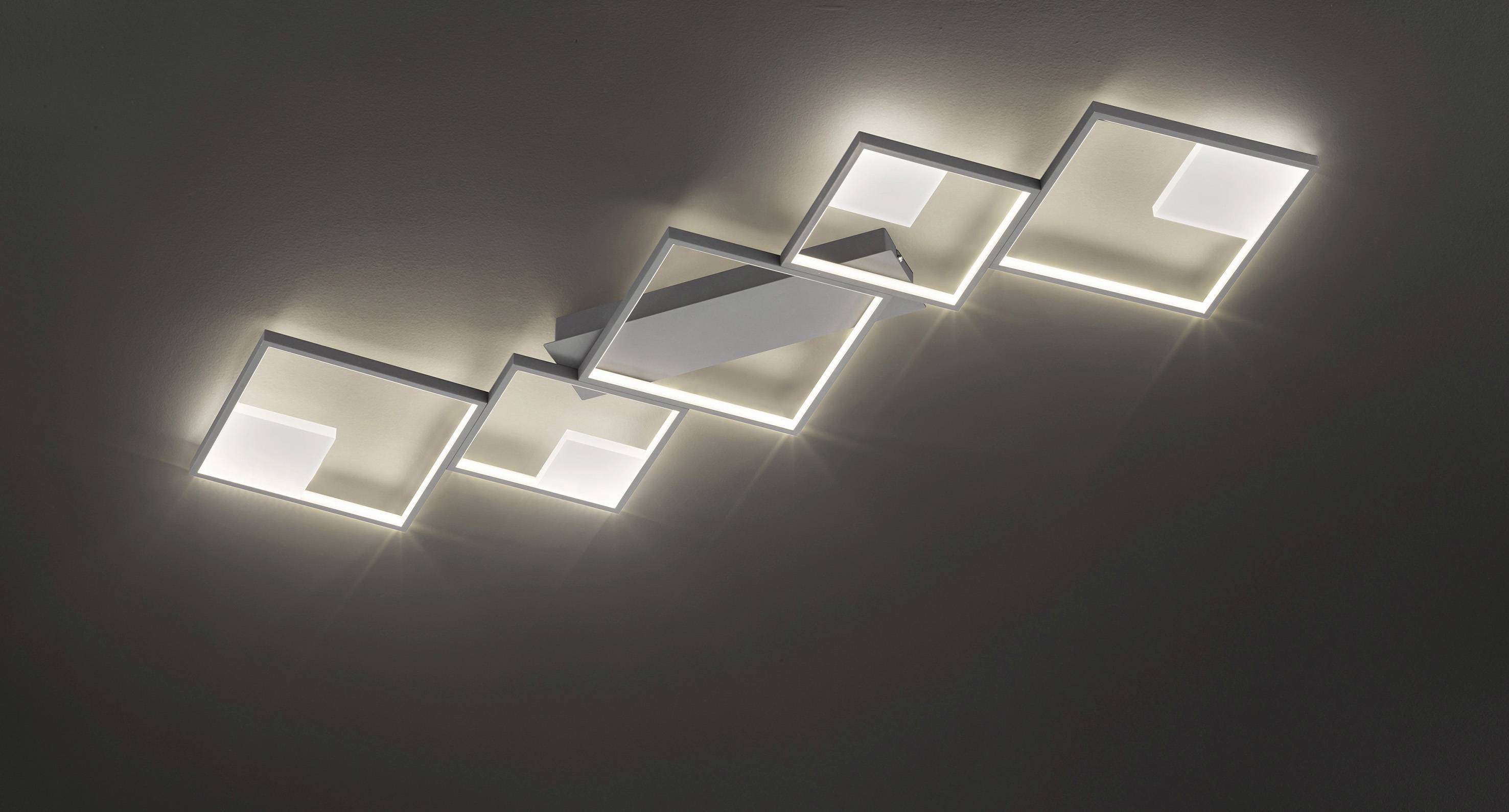 WOFI 10691 Jade LED-Deckenleuchte 45 W Anthrazit