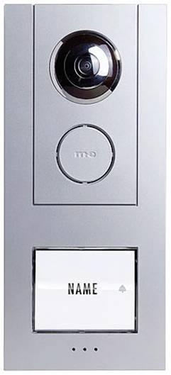 M-e modern-electronics Vistus VD ALU 6310 S Vistus Video-Türsprechanlage Kabelgebunden Komplett-Set 1 Familienhaus Silber
