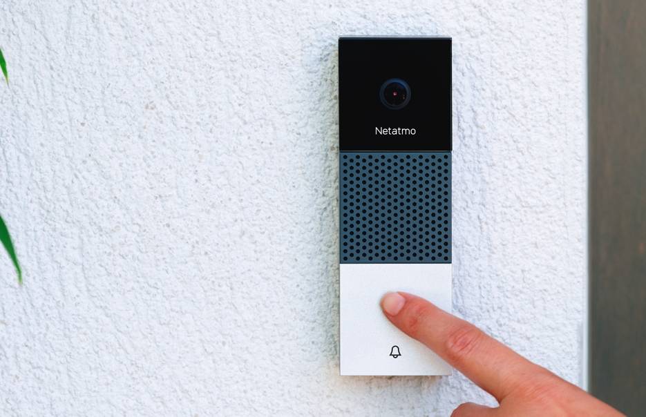 Netatmo IP-Video-Türsprechanlage WLAN Komplett-Set 1 Familienhaus Schwarz, Silber
