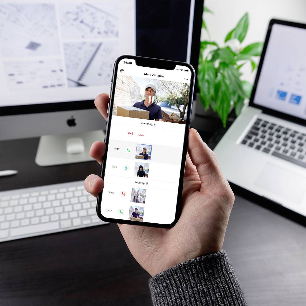 Netatmo IP-Video-Türsprechanlage WLAN Komplett-Set 1 Familienhaus Schwarz, Silber