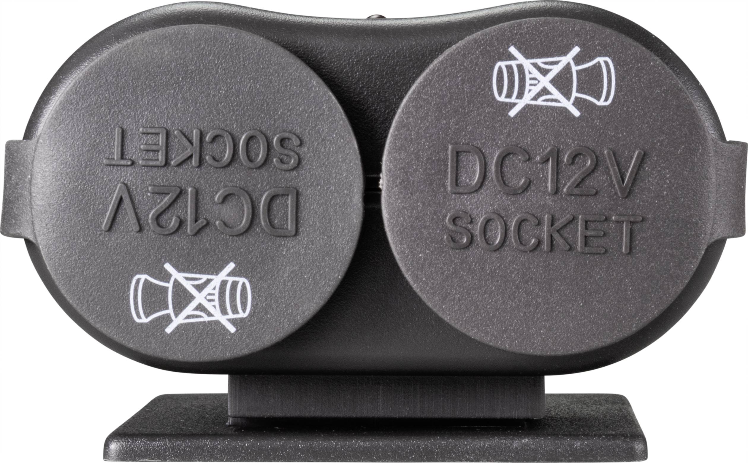 VOLTCRAFT VC-11533030 DC 12-2.10 Zigarettenanzünder-Verteiler Anzahl Zigarettenkupplungen 2 x Belastbarkeit Strom max. 10A