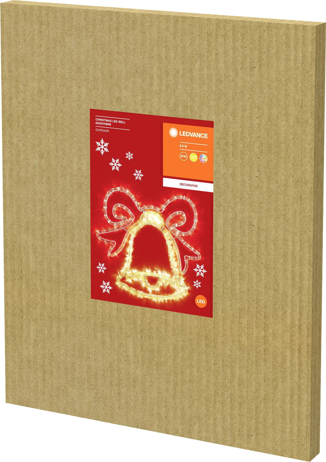 LEDVANCE 4058075509627 Motiv-Lichterkette Glöckchen netzbetrieben LED Warmweiß