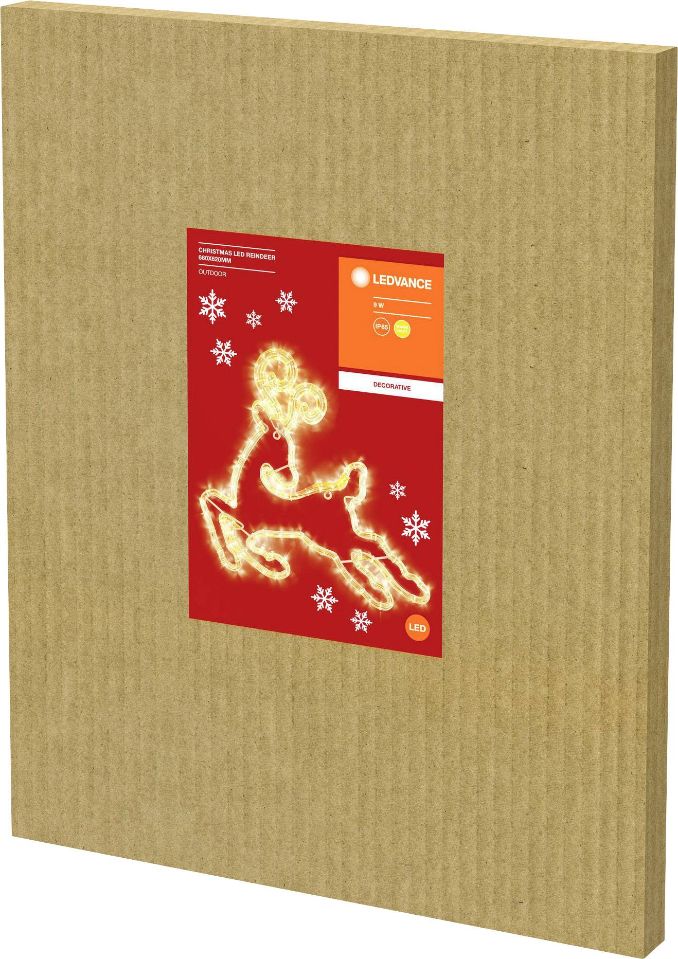 LEDVANCE 4058075509665 Motiv-Lichterkette Rentier netzbetrieben LED Warmweiß 13mm