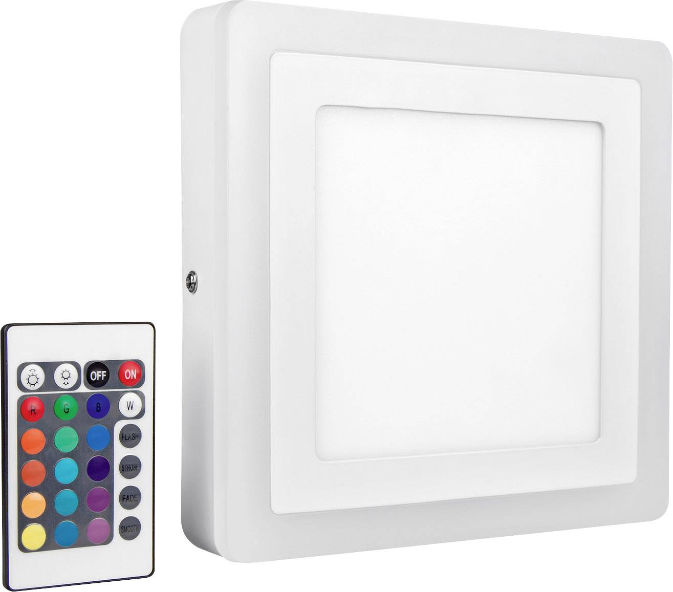 LEDVANCE LED COLOR WHITE SQ 200MM 19W LEDV 4058075227576 LED-Wandleuchte 19W Weiß