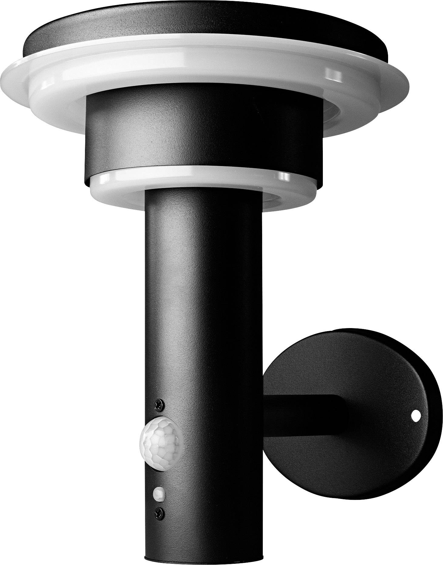 LEDVANCE ENDURA STYLE SOL WALL2CIRCLE6WBK LEDV 4058075392724 Solar-Außenwandleuchte mit Bewegungsmelder 6 W Schwarz