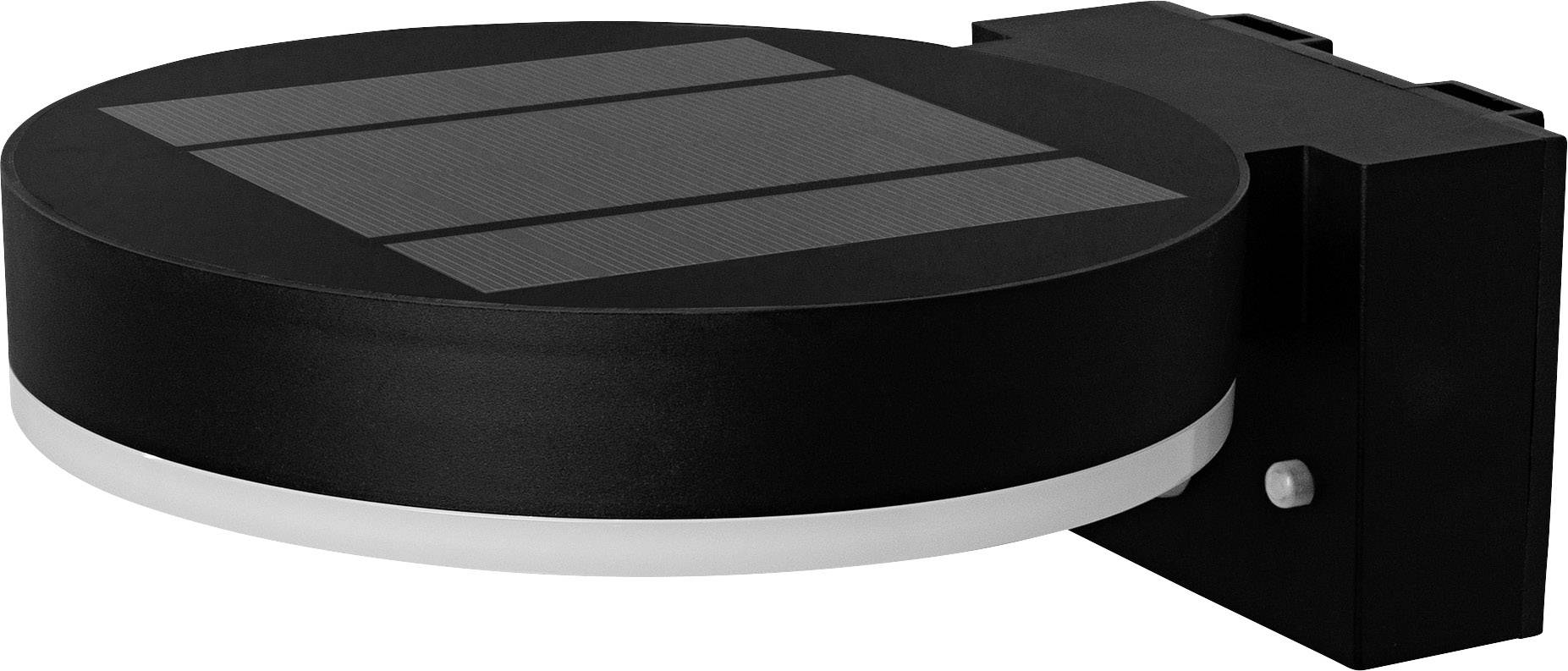 LEDVANCE ENDURA STYLE SOL WALLCIRCLE6WBK LEDV 4058075392762 Solar-Außenwandleuchte mit Bewegungsmelder 6W Schwarz