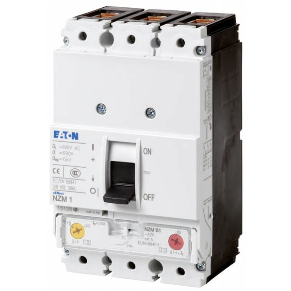 Eaton NZMN1-A80 Leistungsschalter 1 St. Einstellbereich (Strom): 63 - 80A Schaltspannung (max.): 690 V/AC