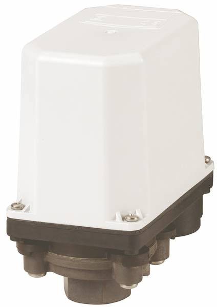 Ein weißes elektrisches Stellglied, das in Industriesystemen zur Steuerung von Ventilen oder Klappen verwendet wird.
