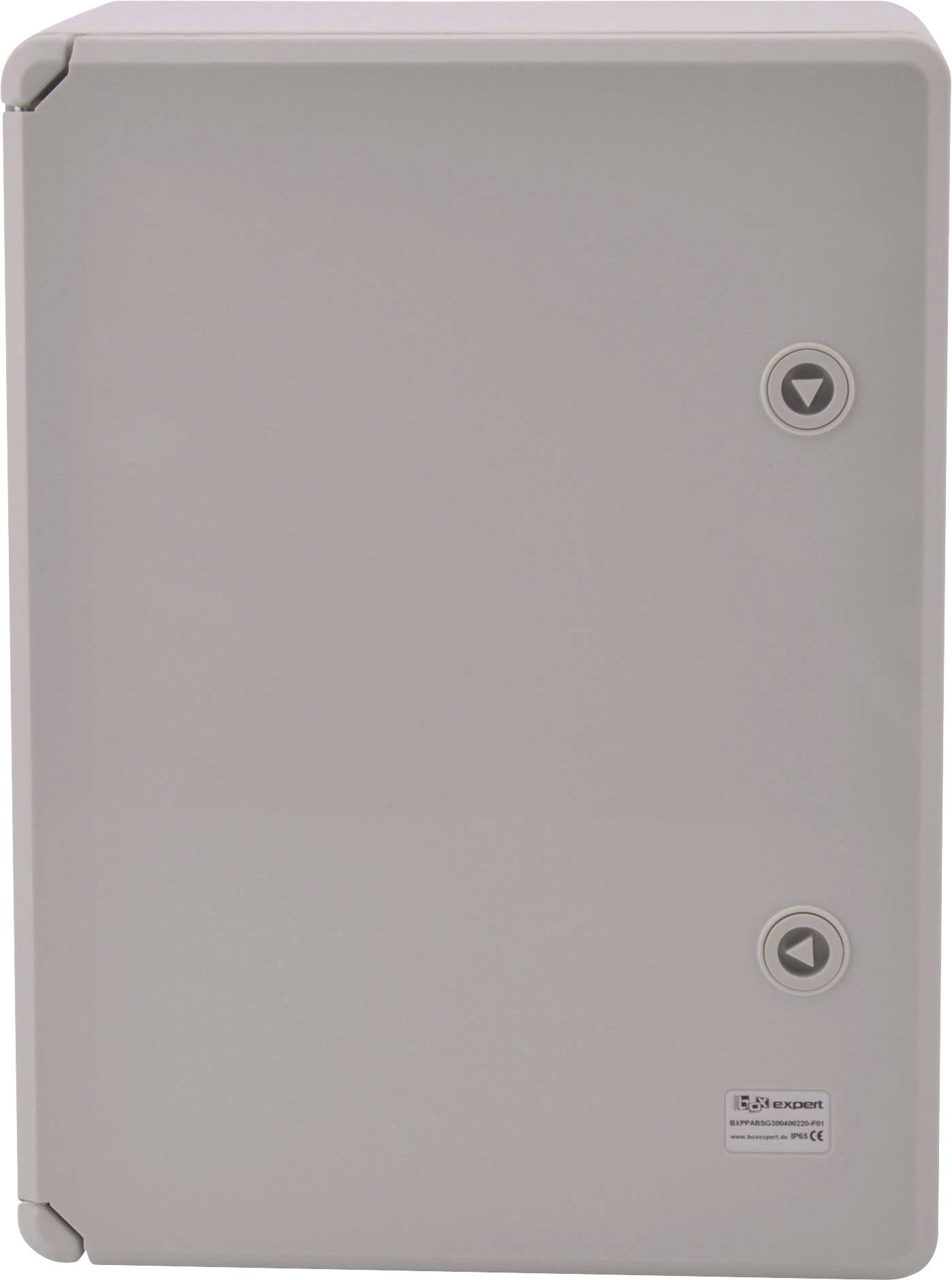 Boxexpert BXPPABSG300400220-F01 Schaltschrank 300 x 400 x 220 ABS Lichtgrau 1St.
