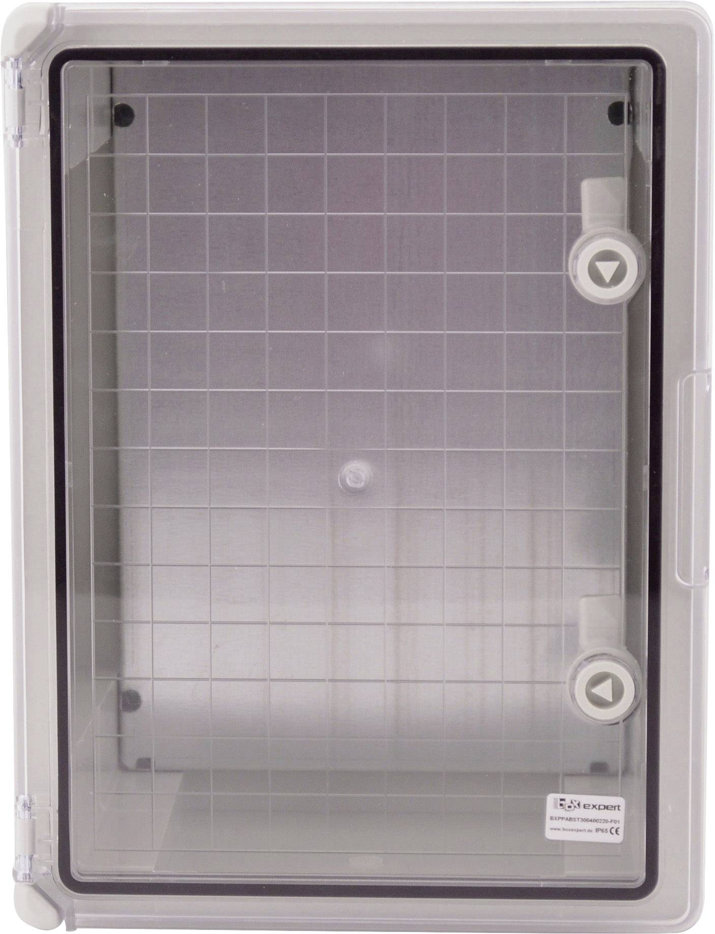 Boxexpert BXPPABST300400220-F01 Schaltschrank 300 x 400 x 220 ABS, Polycarbonat Lichtgrau 1St.