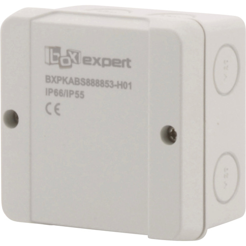 Boxexpert BXPKABS888853-H01 Installations-Gehäuse 88 x 88 x 53 ABS Lichtgrau 10St.