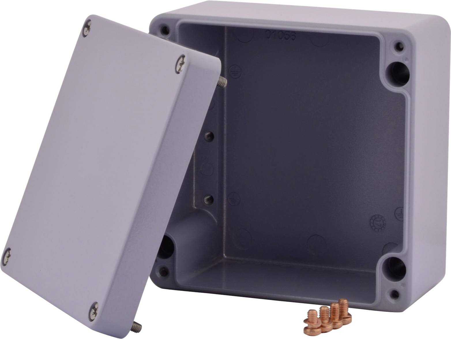 Boxexpert BXPBAL16016091-A01 Installations-Gehäuse 160 x 160 x 91 Aluminium Silber-Grau 1St.