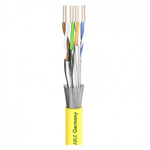 Sommer Cable 580-0417FC Netzwerkkabel CAT 7a Gelb Meterware