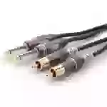 Sommer Cable HBA-62C2-0060 Klinke / Cinch Audio Anschlusskabel [2x Klinkenstecker 6.3 mm (mono) - 2 Sommer Cable HBA-62C2-0060 Klinke / Cinch Audio Anschlusskabel [2x Klinkenstecker 6.3 mm (mono) - 2