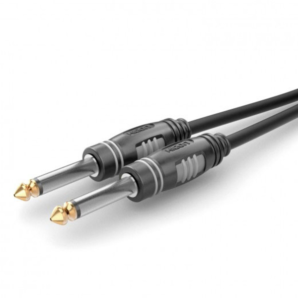 Sommer Cable HBA-6M-0030 Klinke Audio Anschlusskabel [1x Klinkenstecker 6.3mm (mono) - 1x Klinkenstecker 6.3mm (mono)] 0.30m