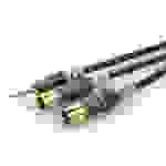 Sommer Cable HBA-3SC2-0150 Klinke / Cinch Audio Anschlusskabel [2x Cinch-Stecker - 1x Klinkenstecker 3.5 mm] 1.50m Schwarz