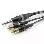 Sommer Cable HBP-6SC2-0300 Klinke / Cinch Audio Anschlusskabel [2x Cinch-Stecker - 1x Klinkenstecke Sommer Cable HBP-6SC2-0300 Klinke / Cinch Audio Anschlusskabel [2x Cinch-Stecker - 1x Klinkenstecke