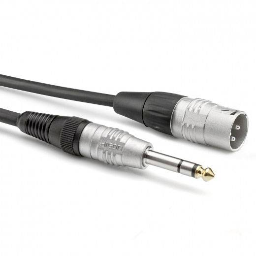 Sommer Cable HBP-XM6S-0150 Audio Adapterkabel [1x XLR-Stecker 3 polig - 1x Klinkenstecker 6.3mm (mono)] 1.50m Schwarz