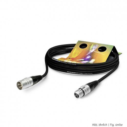 Sommer Cable SGHN-0300-SW XLR Anschlusskabel [1x XLR-Buchse 3 polig - 1x XLR-Stecker 3 polig] 3.00m Schwarz