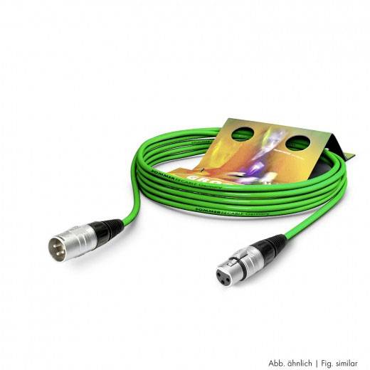 Sommer Cable SGHN-1500-GN XLR Anschlusskabel [1x XLR-Buchse 3 polig - 1x XLR-Stecker 3 polig] 15.00m Grün