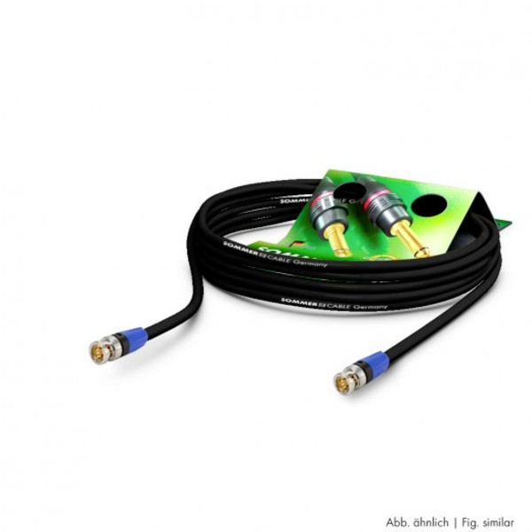 Sommer Cable VTGR-0500-BL-BL Video Anschlusskabel [1x BNC-Stecker - 1x BNC-Stecker] 5.00 m Blau