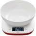 ADE Küchenwaage digital, mit Messschale Wägebereich (max.)=5kg Weiß, Rot