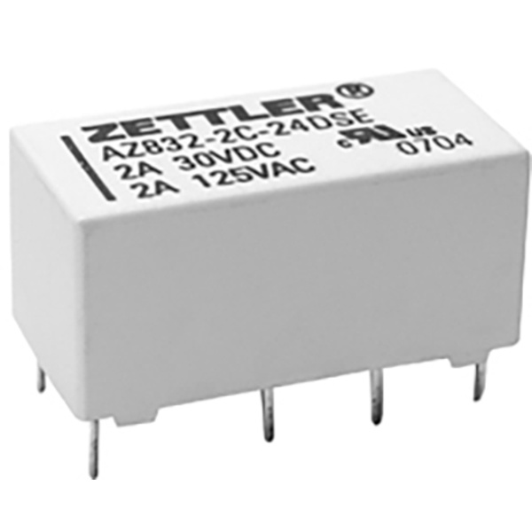 Zettler Electronics AZ832-2C-12DSE Printrelais 12 V/DC 3 A 2 Wechsler