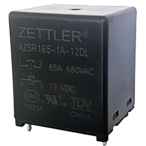 Zettler Electronics AZSR165-1A-24DL Printrelais 24 V/DC 80 A 1 Schließer 1 St.