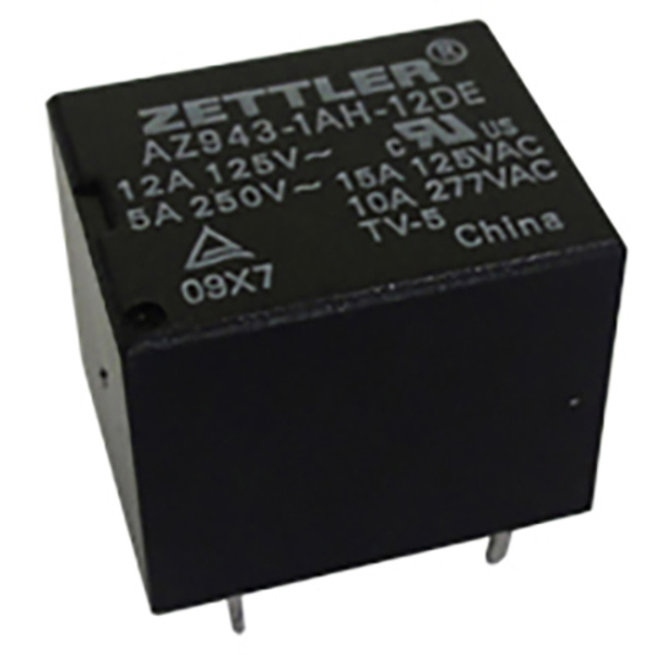 Zettler Electronics AZ943-1CH-24DEFGW Printrelais 24 V/DC 15 A 1 Wechsler