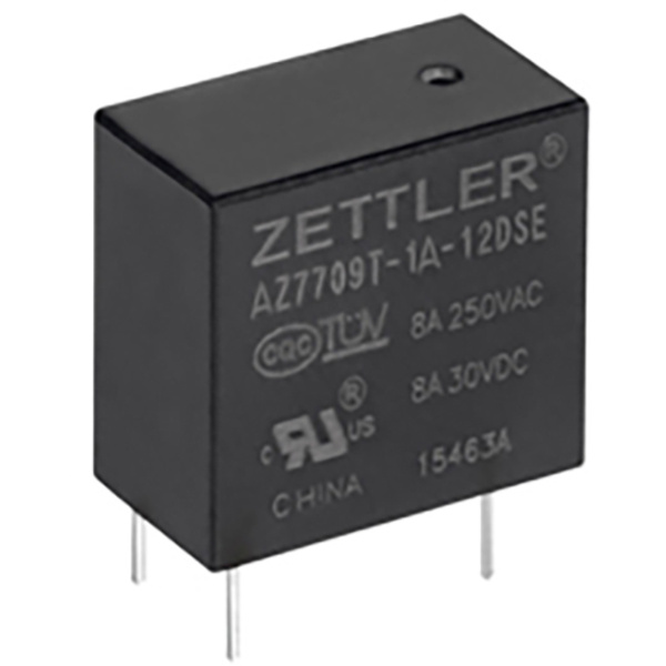 Zettler Electronics AZ7709T-1AE-12DSEF Printrelais 12 V/DC 10 A 1 Schließer