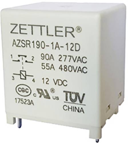 Zettler Electronics AZSR190-1A-12DL Printrelais 12 V/DC 90A 1 Schließer 1St.